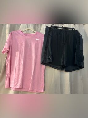 Nike Women's Dri-FIT Legend T-shirt & Sabrina Signature Shorts